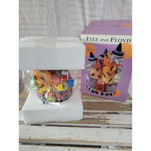 Fitz floyd Kitty witches musical Halloween cat decor RARE new